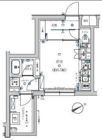 エストゥルース横浜子安の物件間取画像